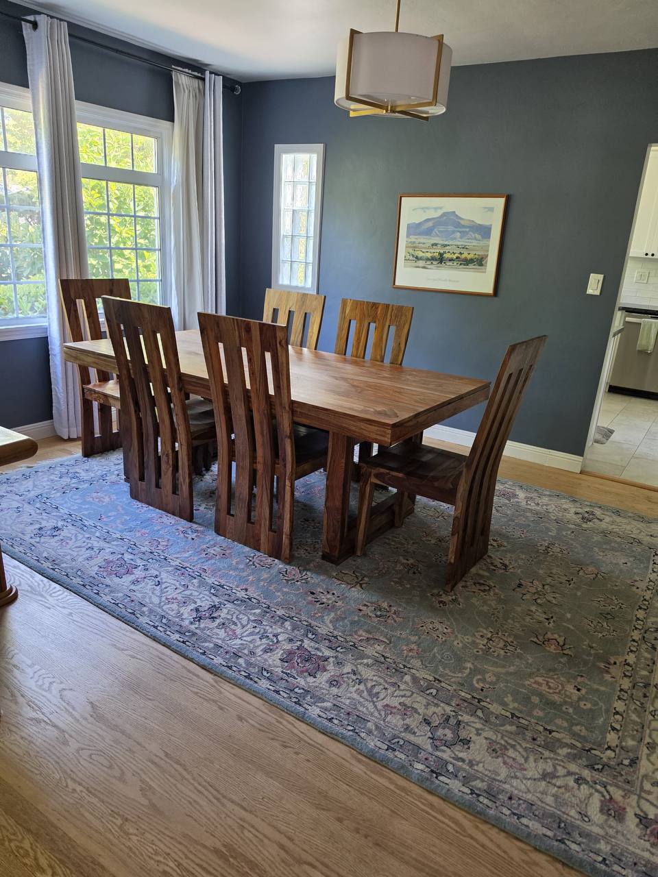 Clean dining room provided by Affordable Pro Home Cleaners